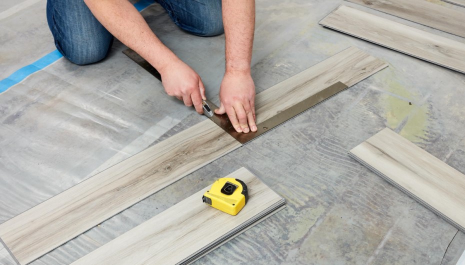 installation of vinyl plank flooring