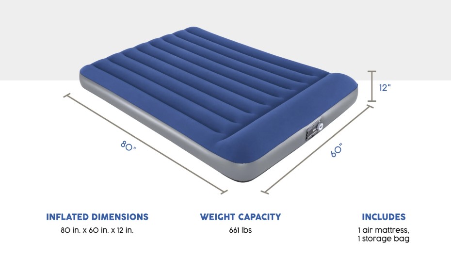 Dimensions Of Queen Size Air Mattress