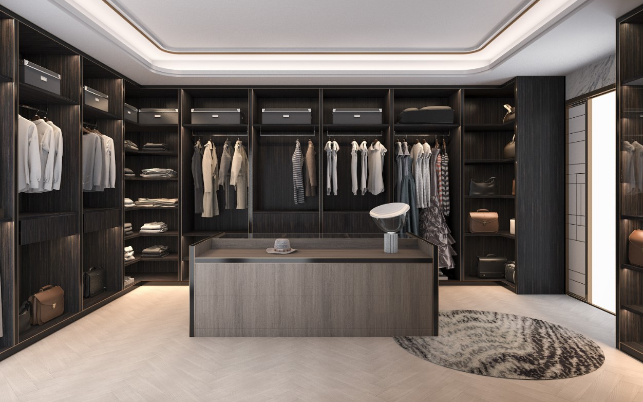 Dressing Room-Style Walk-in Closet Size