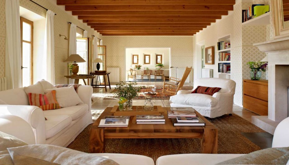Furniture Layout Rectangular Living room