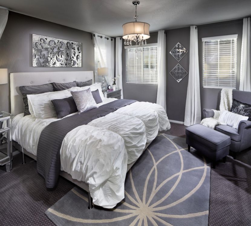White and Grey Bedroom Decor Ideas