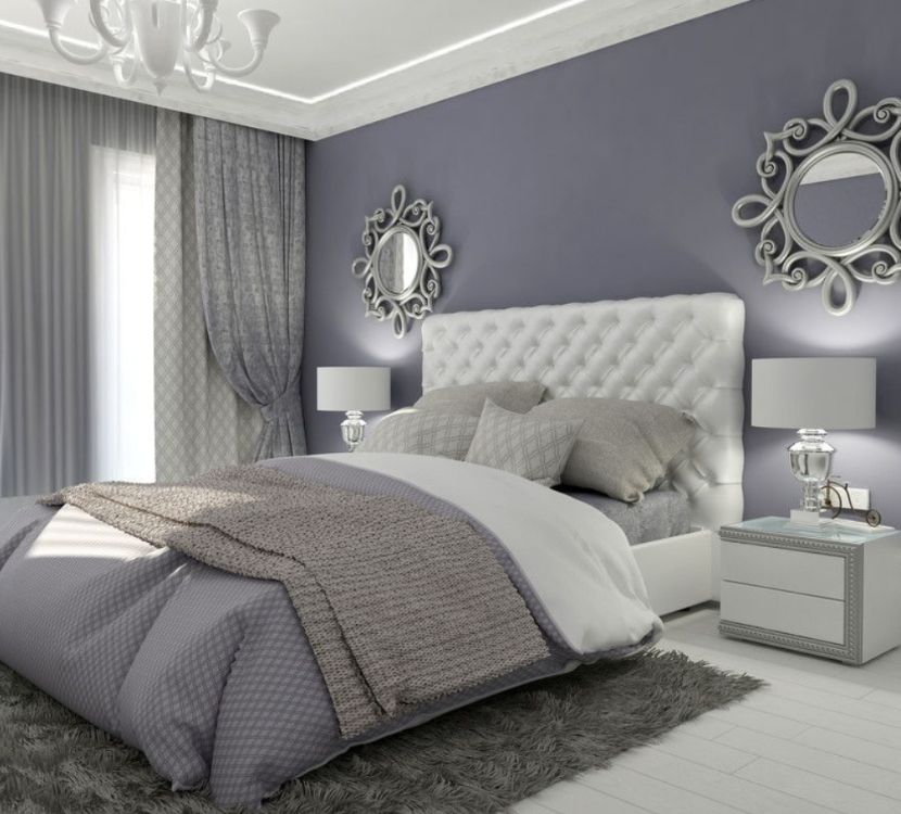 Grey And White Bedroom Design Ideas