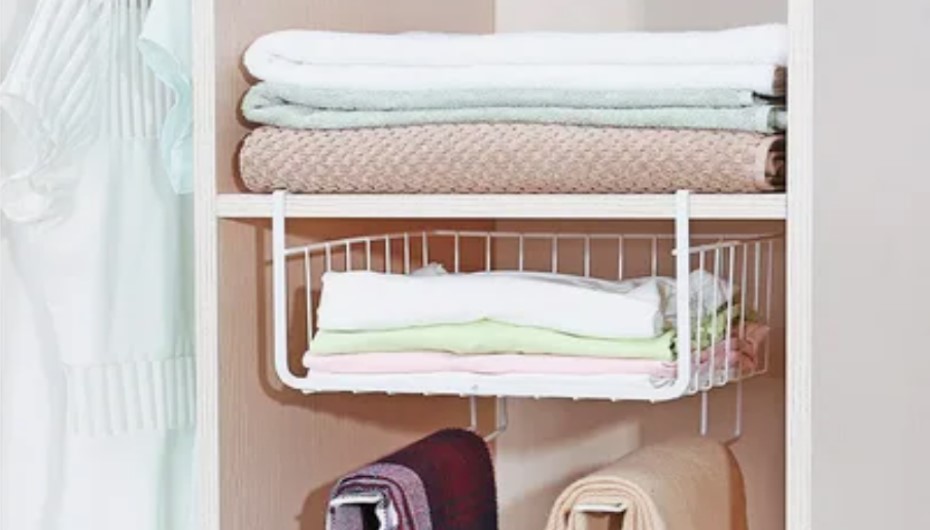 Organize linen closet
