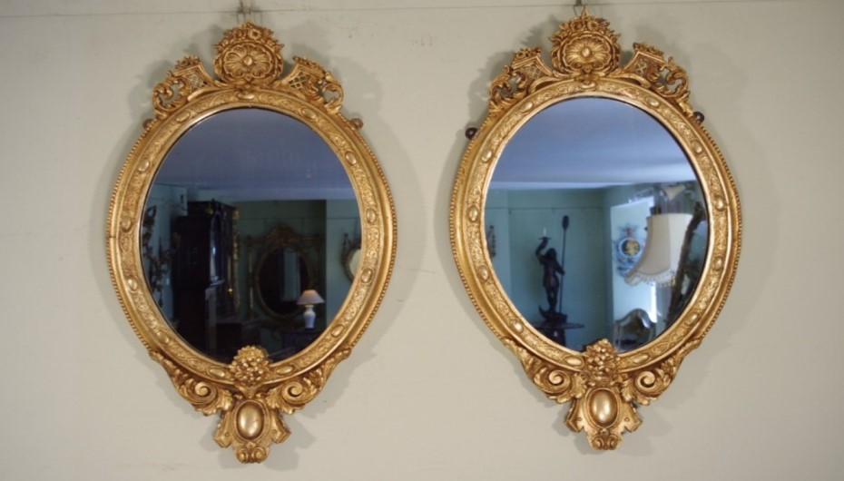 DIY Gilded Mirrors Frame