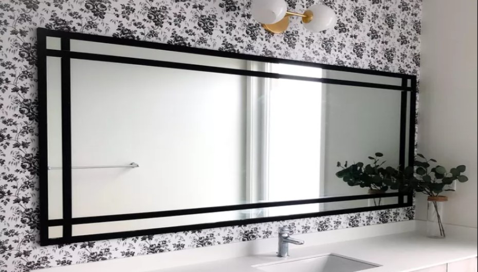 Double Frame Bathroom Mirror
