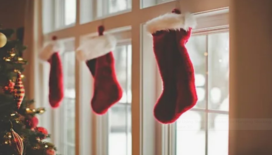 Hang Christmas Stocking On Windows
