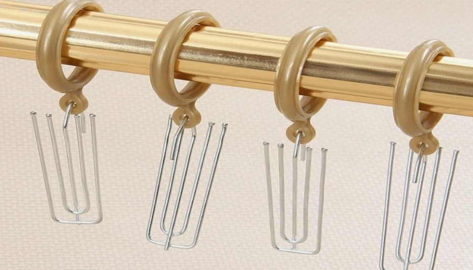 Pointed Top Pin Hooks for curtains