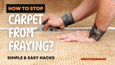 How To Stop Carpet From Fraying