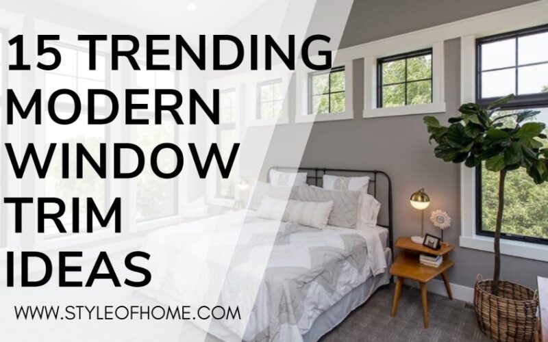 Modern Window Trim Ideas