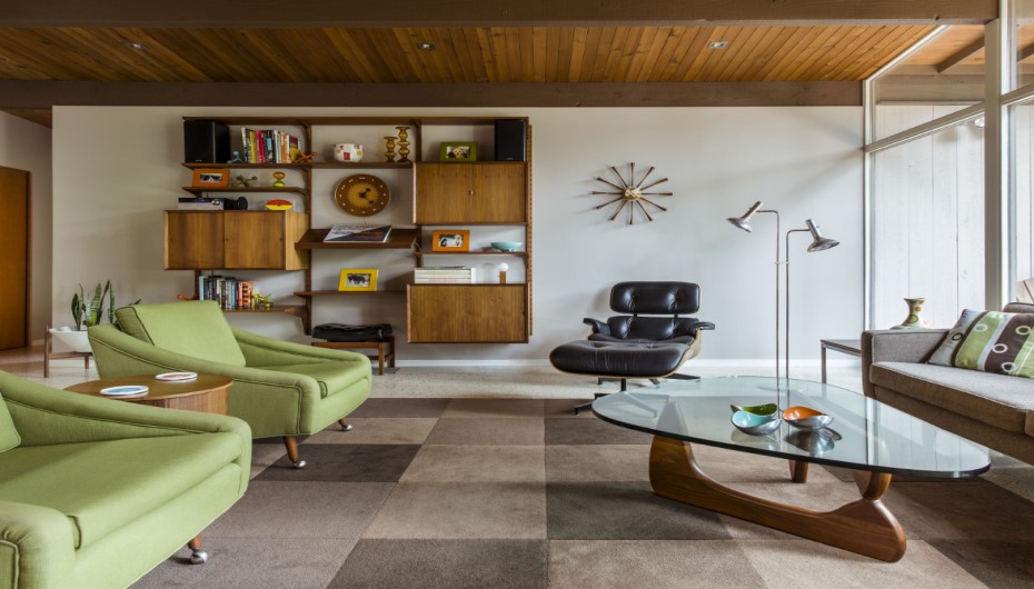 Wooden Ceiling and Cabinets