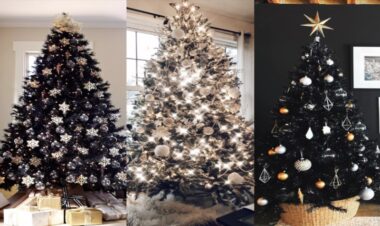 Black And White Christmas Tree Ideas