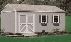 Custom Wood Storage Sheds