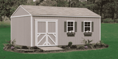 Custom Wood Storage Sheds