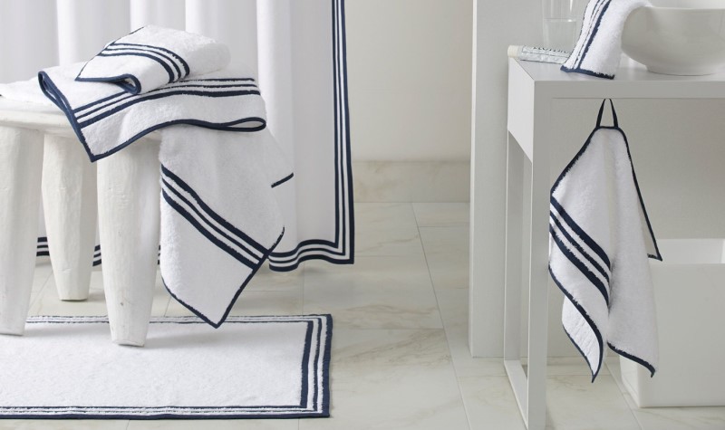 Add Bold Stripes - preppy bathroom ideas