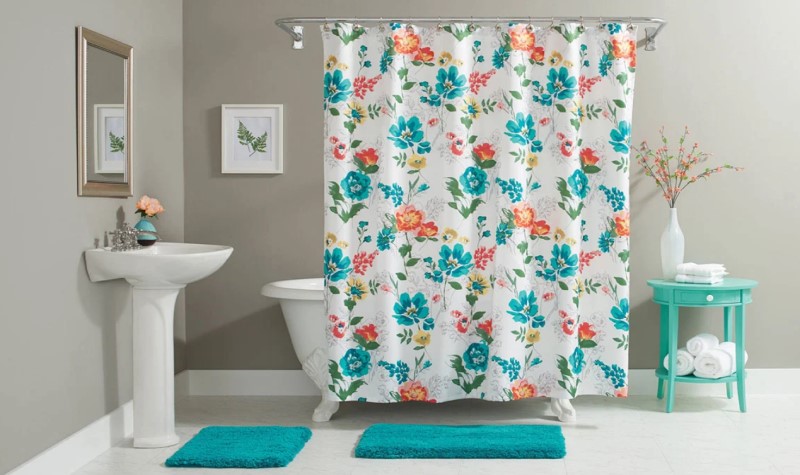 Add Shower Curtain - preppy bathroom elements