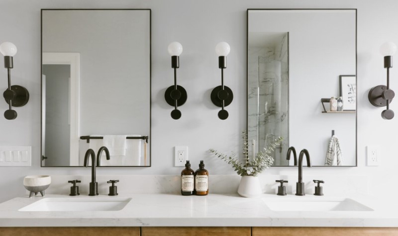 Choose Polished Fixtures - preppy bathroom decrations