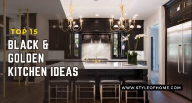 Black & Golden Kitchen