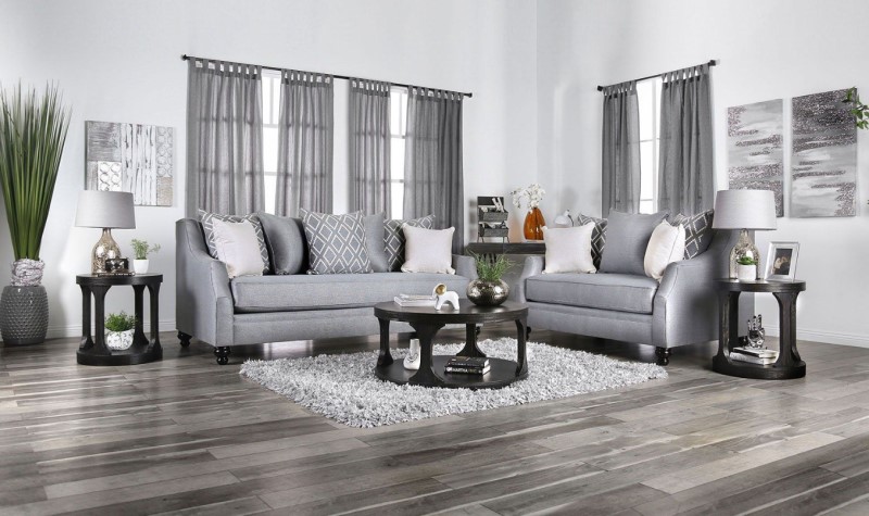 Choose Grey Accent Pillows & Throws - gray living room