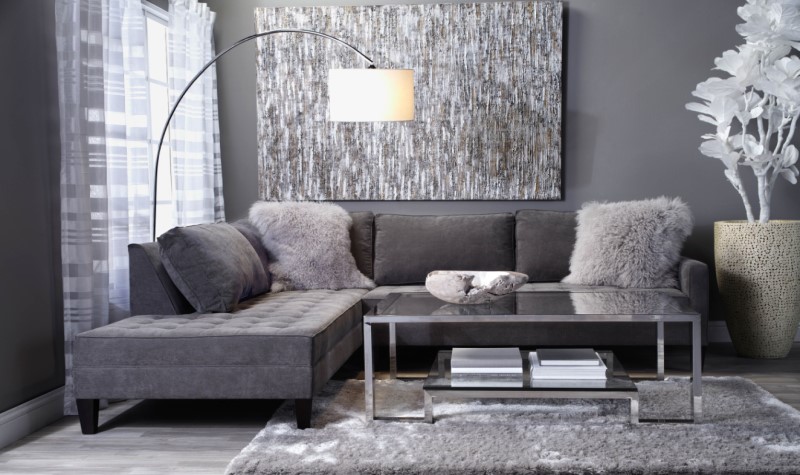 Choose Grey Furniture Elements - cozy grey living room ideas