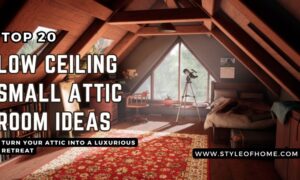 Low Ceiling Small Attic Room Ideas