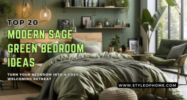 Modern Sage Green Bedroom Ideas