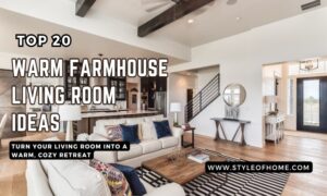 Warm Farmhouse Living Room